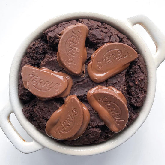 Chocolate Orange Baked Oat Cake