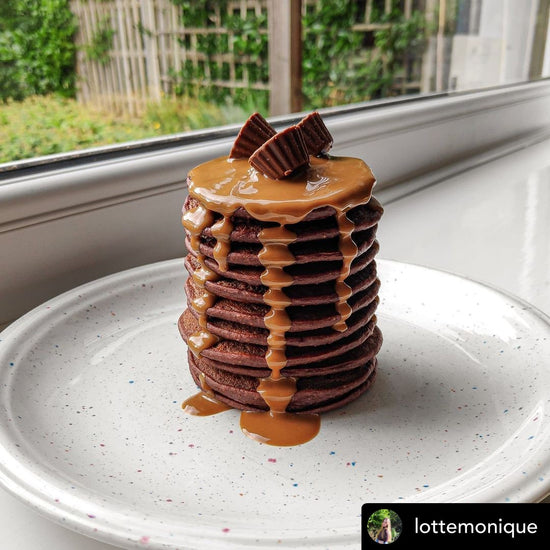 Chocolate Peanut Butter Cup Pancakes