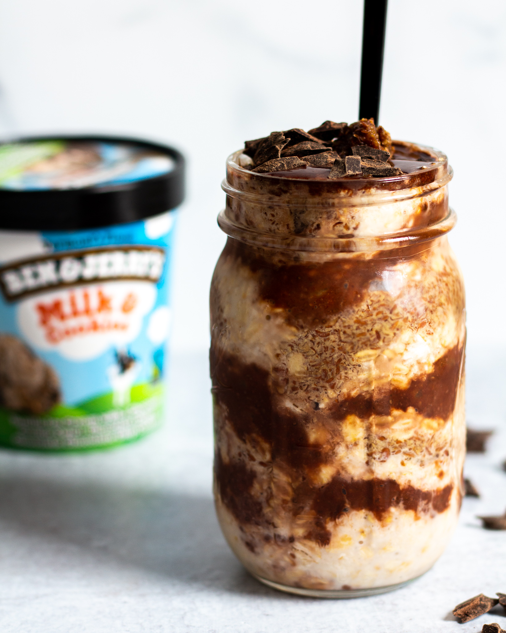 Milk & Cookies Overnight Oats