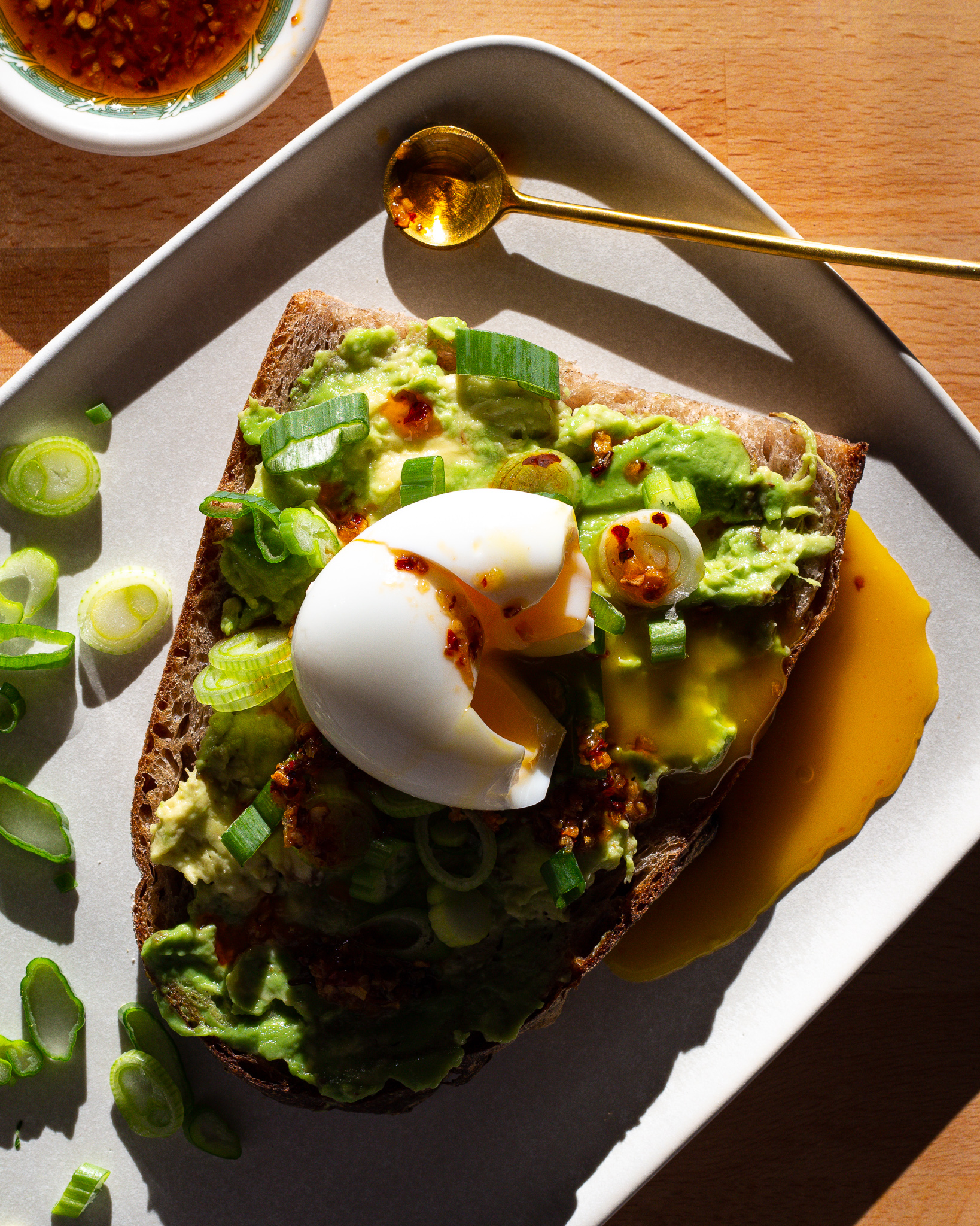 Sweet and Spicy Avocado Toast