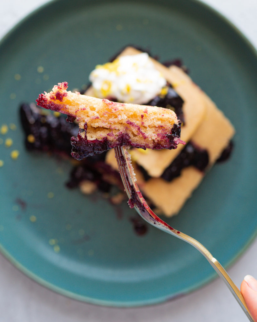 fluffy vegan sheet pan pancakes by Justine Snacks