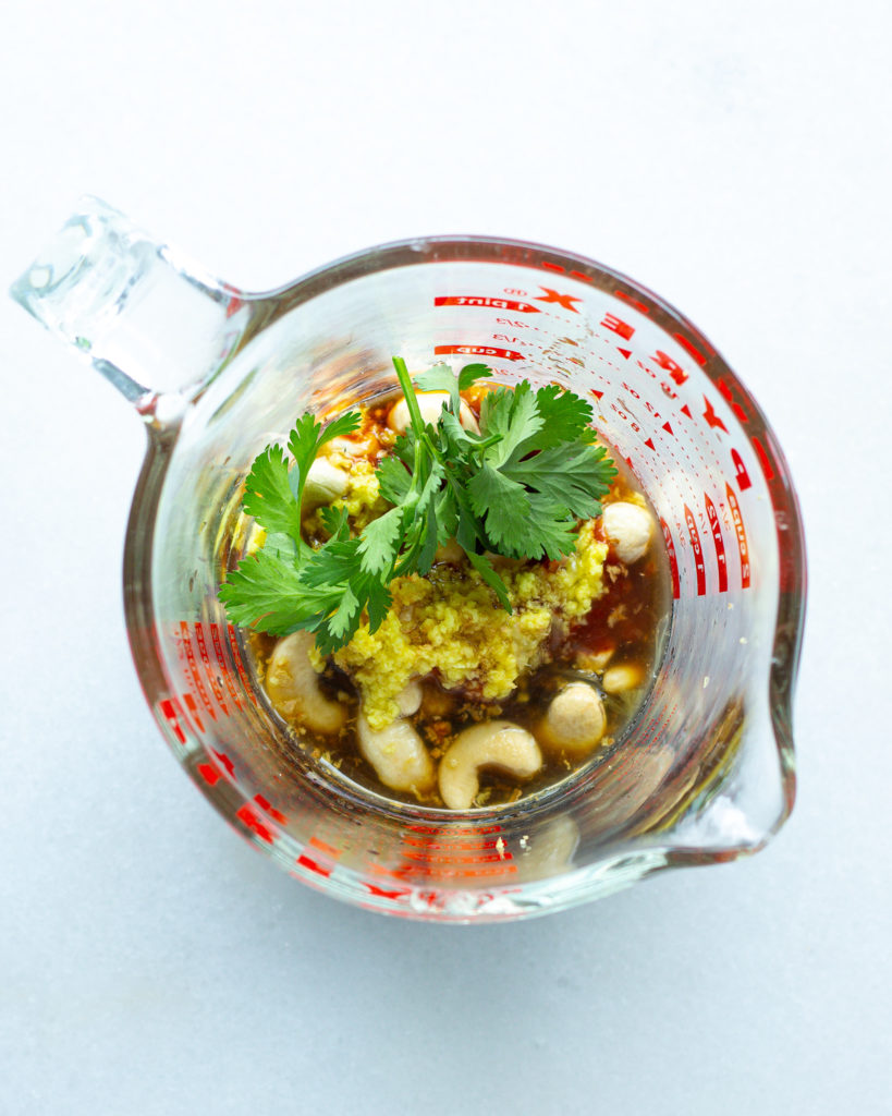 how to make trader joe's spicy cashew butter dressing
