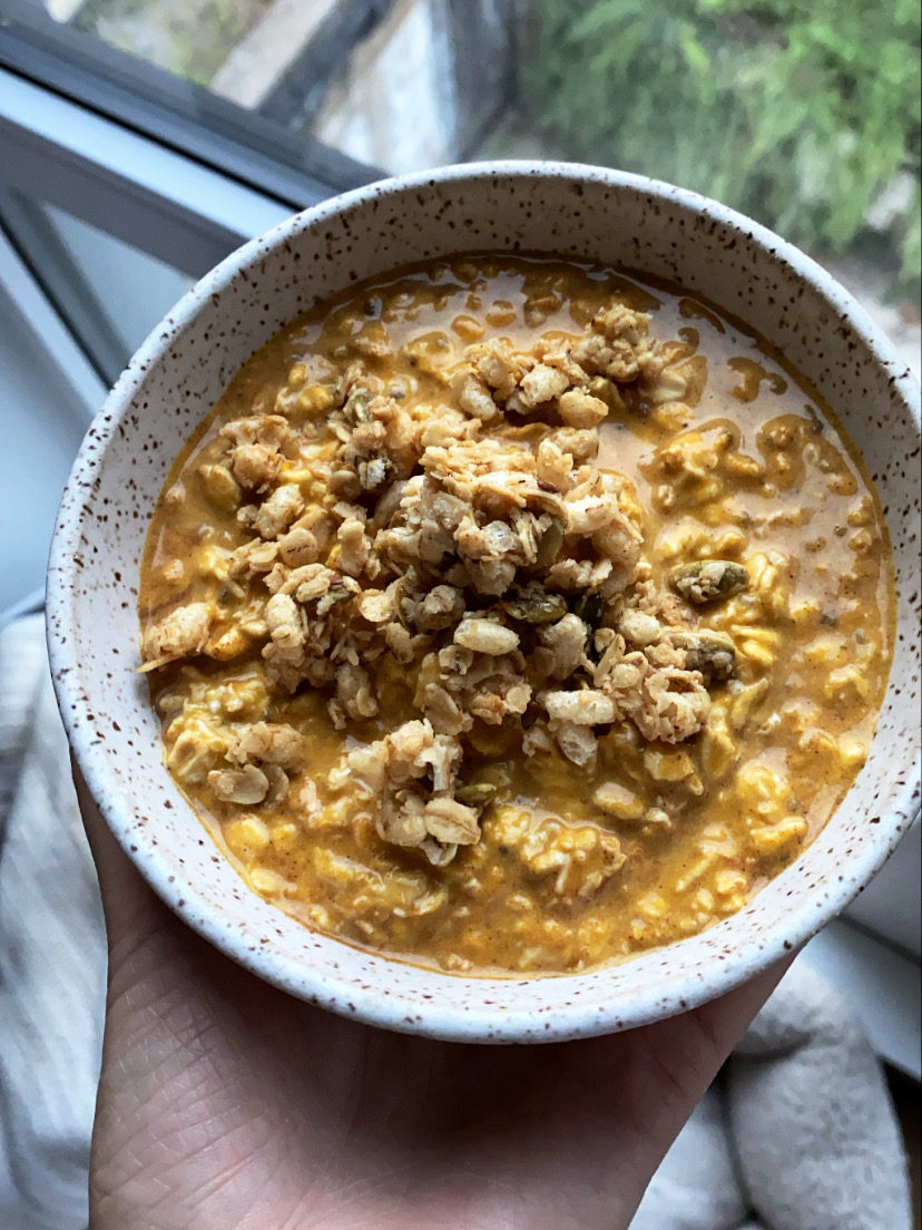 Pumpkin Spice Overnight Oats