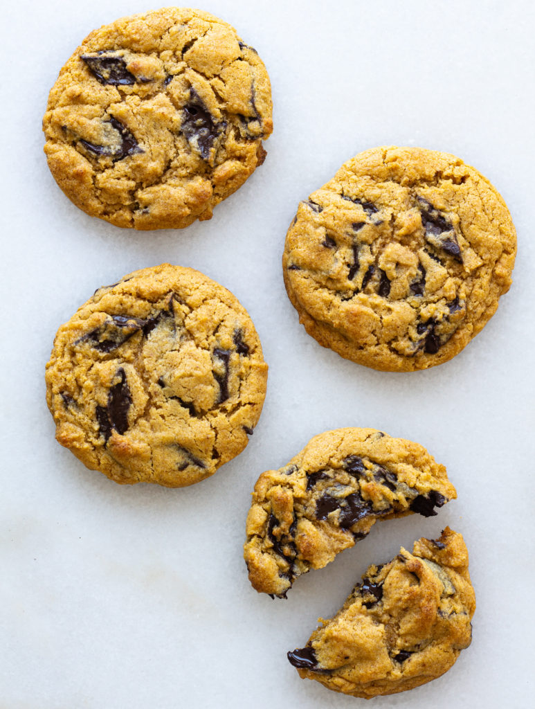 Finished Pumpkin Chocolate Chip Cookies