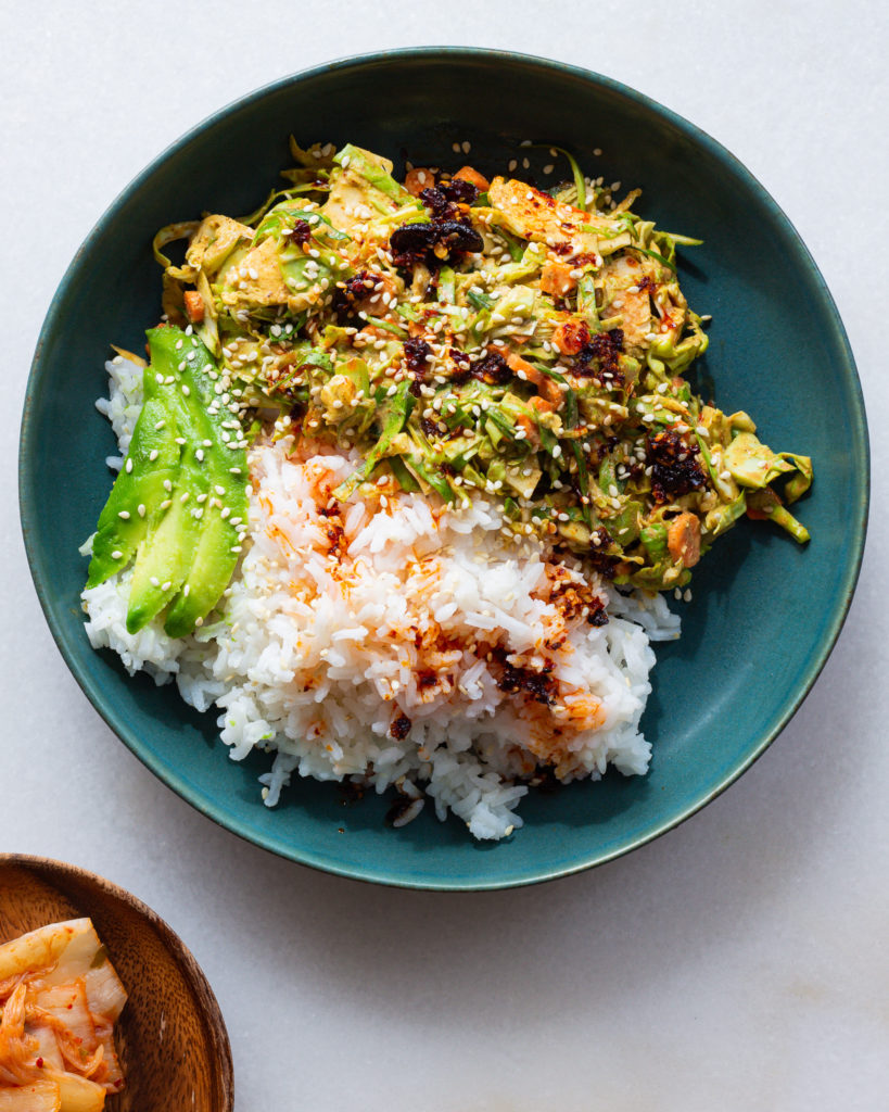 Creamy Lime Brussels Sprout Salad