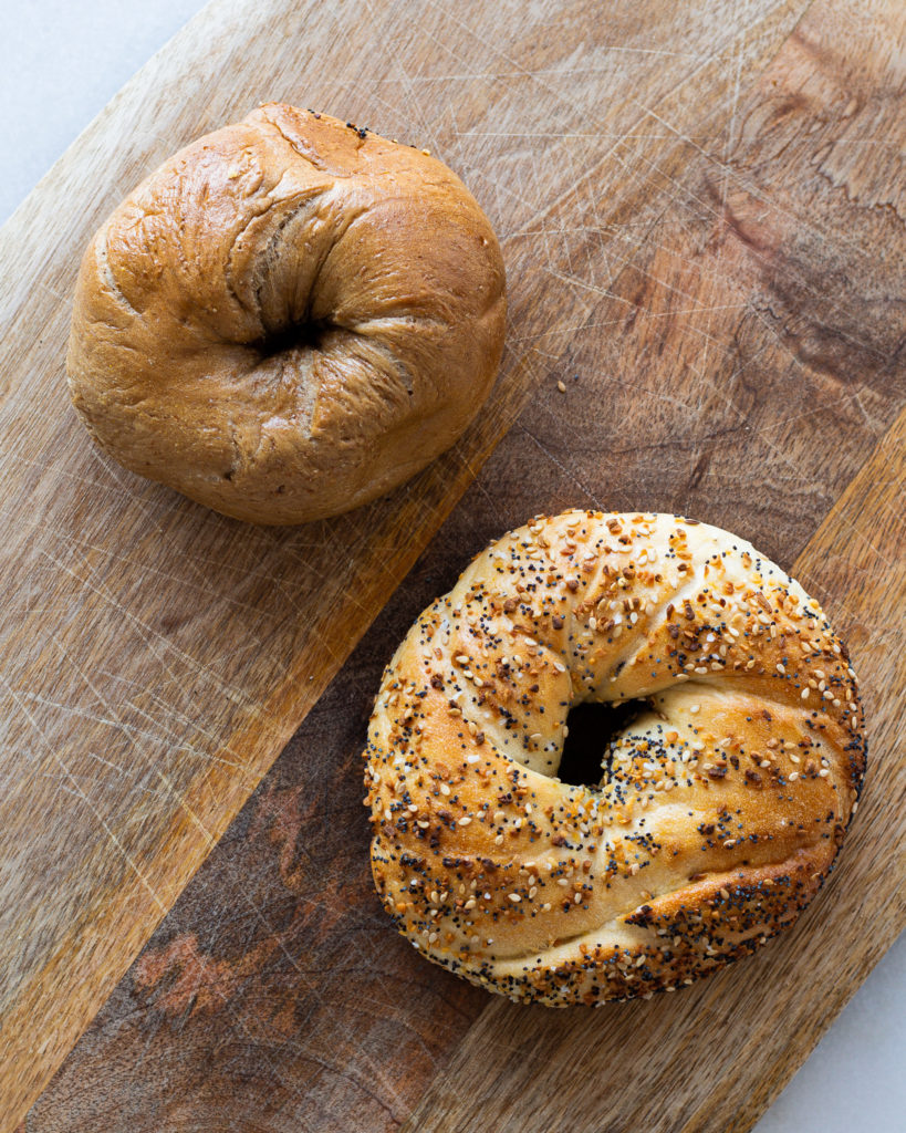 plain and everything bagels 