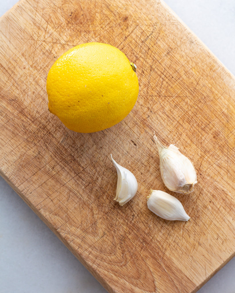 lemon and garlic