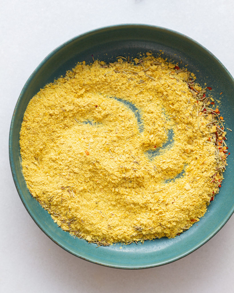 nutritional yeast and other seasonings in bowl