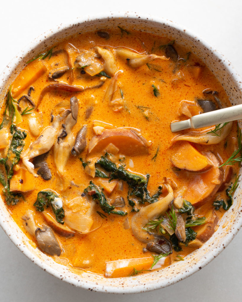 finished Gochujang Sweet Potato Soup