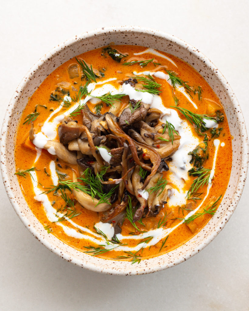 Finished Gochujang Sweet Potato Soup