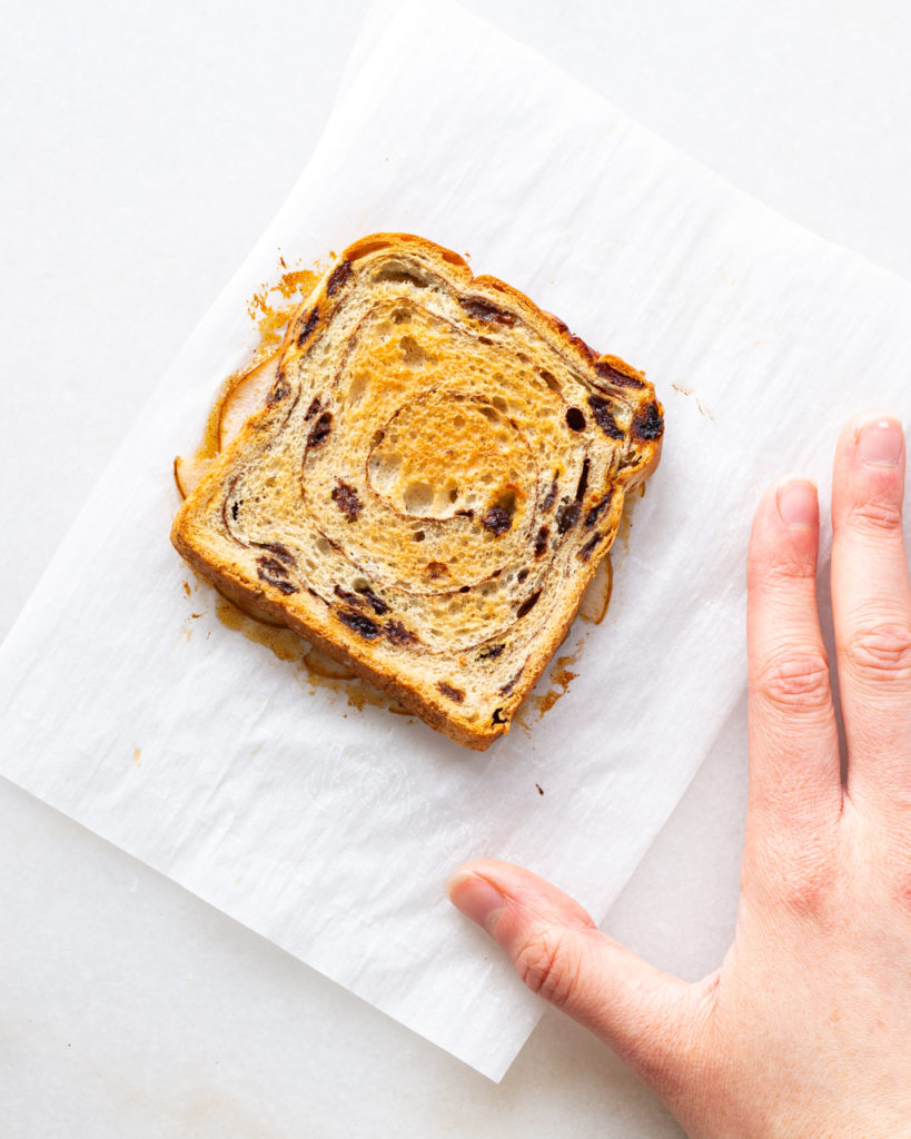 cinnamon raisin toast
