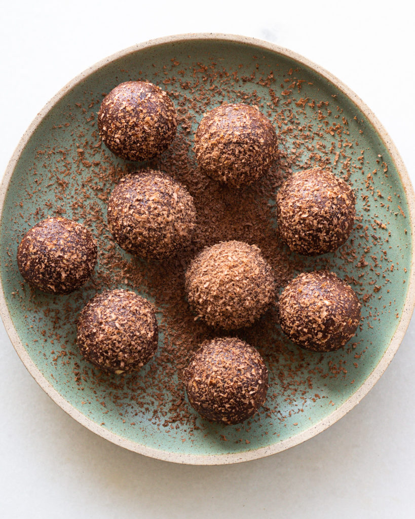 Finished Cacao & Walnut Fudge Balls