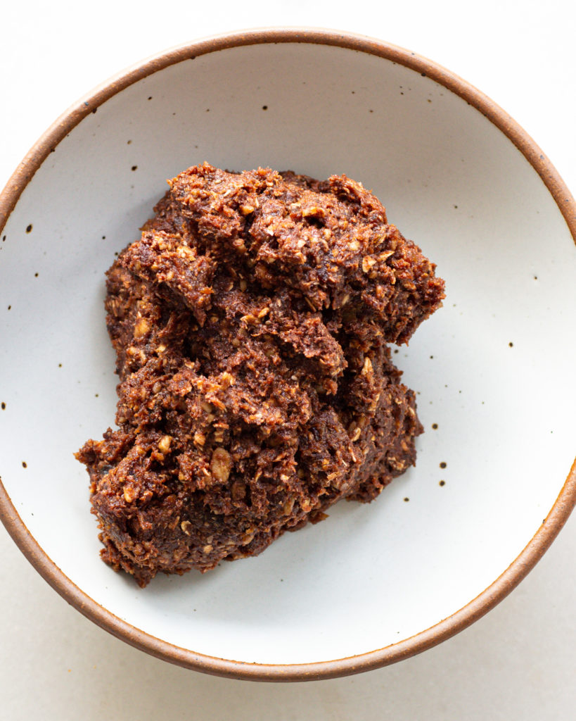 Ingredients added to bowl