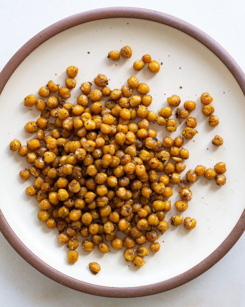 Crispy chickpeas