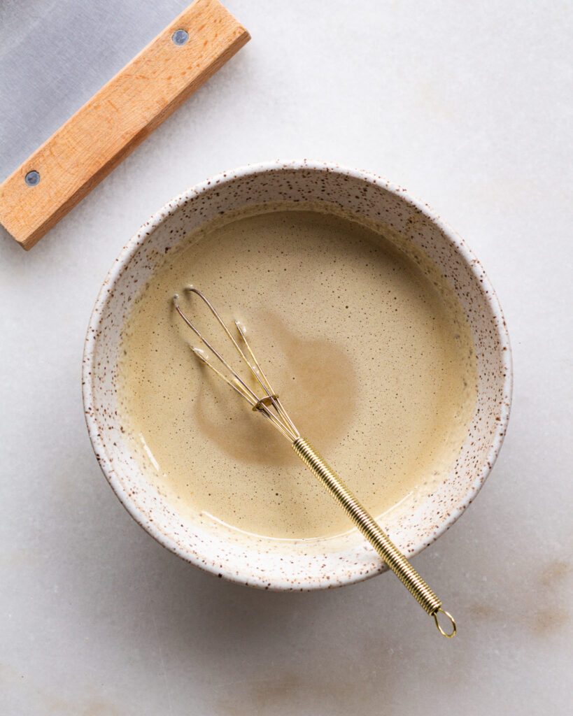 tahini in a bowl 