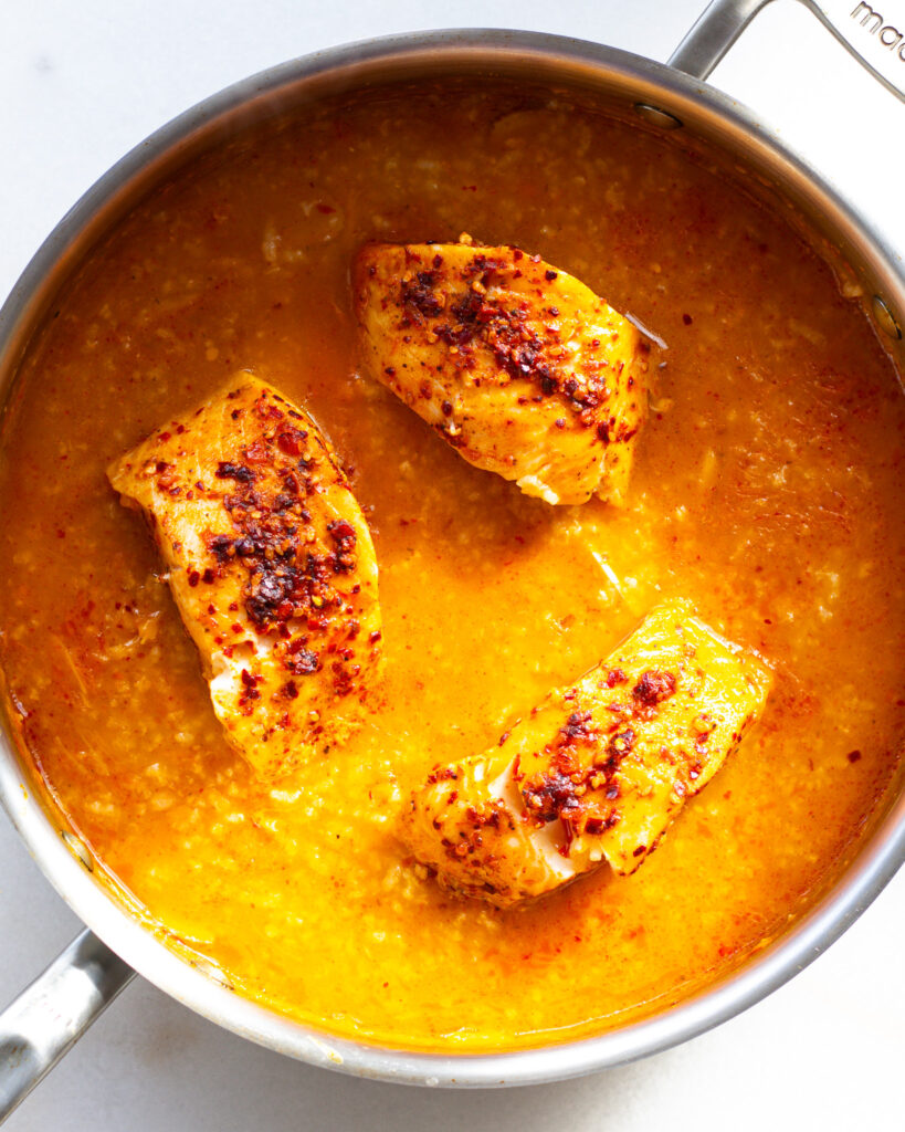 Fish added to congee