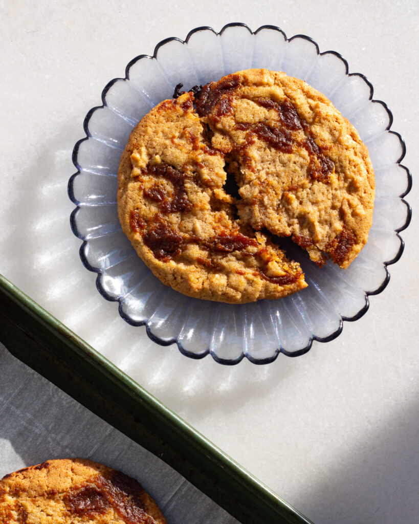 Finished Pumpkin Miso Caramel Cookies
