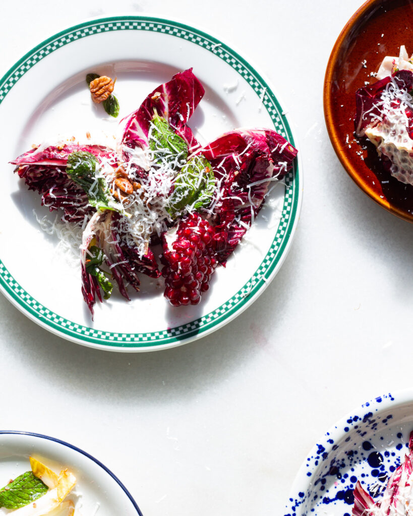 finished Cranberry & Radicchio Salad
