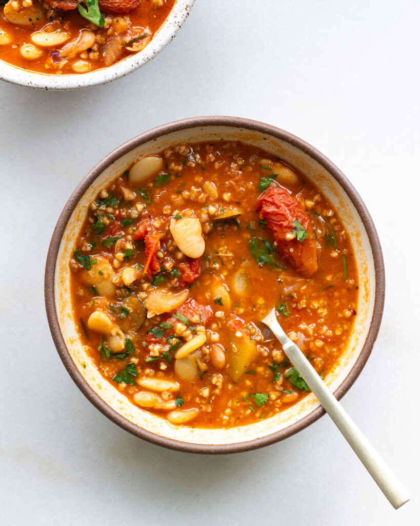 finished Paprika Beans & Buckwheat