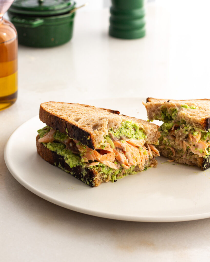 Salmon & Edamame Sandwich