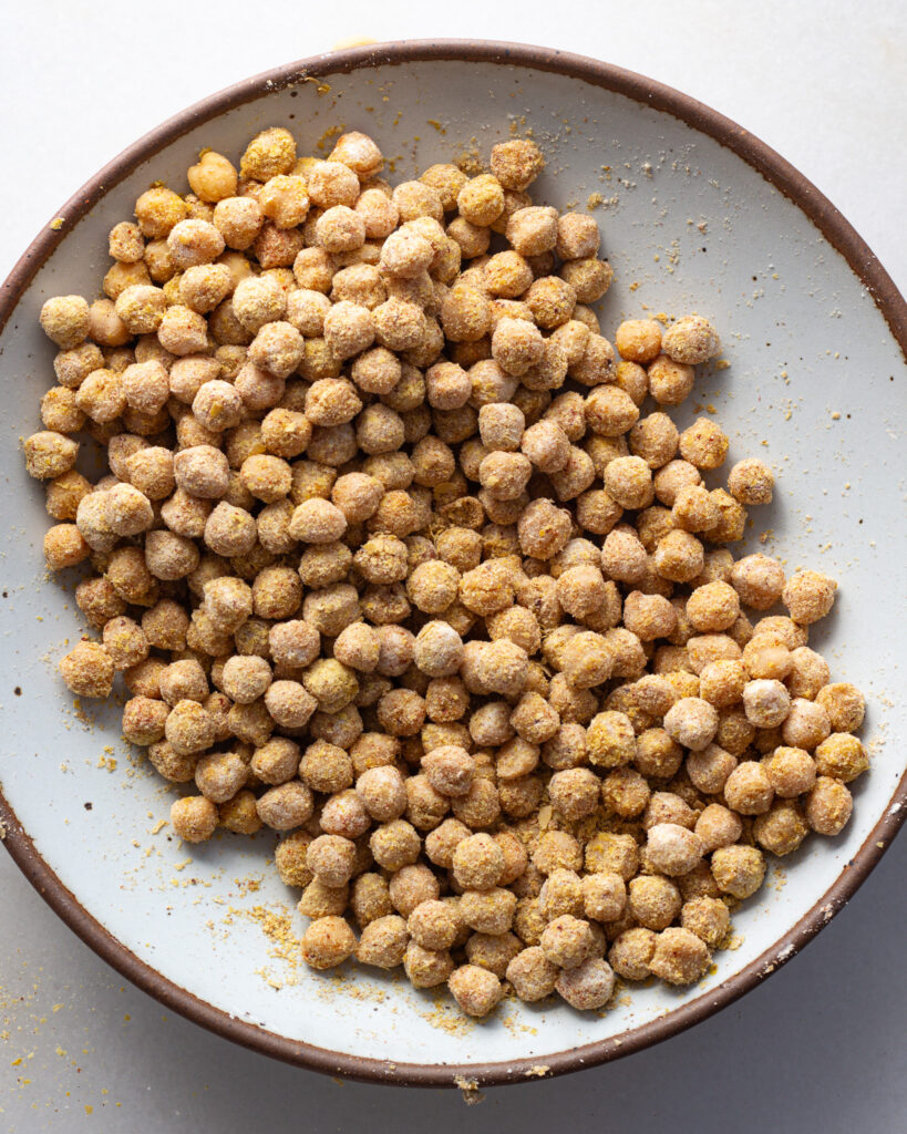 breaded chickpeas