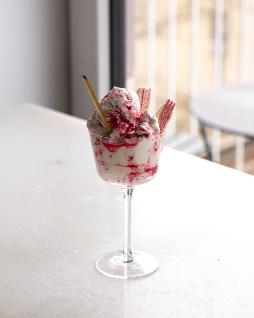Preserved Lemon & Raspberry Swirled Whipped Cream