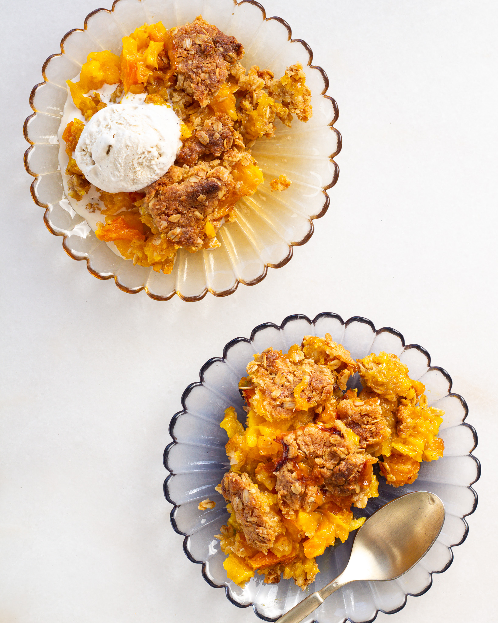Saffron Orange Crumble