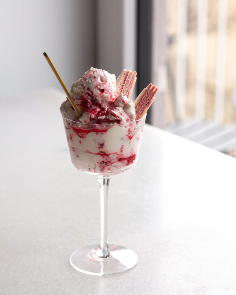 Preserved Lemon & Raspberry Swirled Whipped Cream
