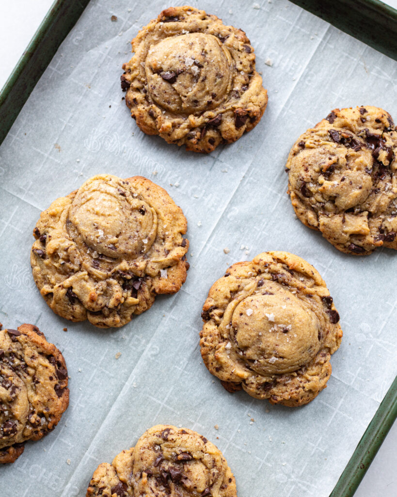 Brown Butter and Bread Flour Chocolate Chip Cookies