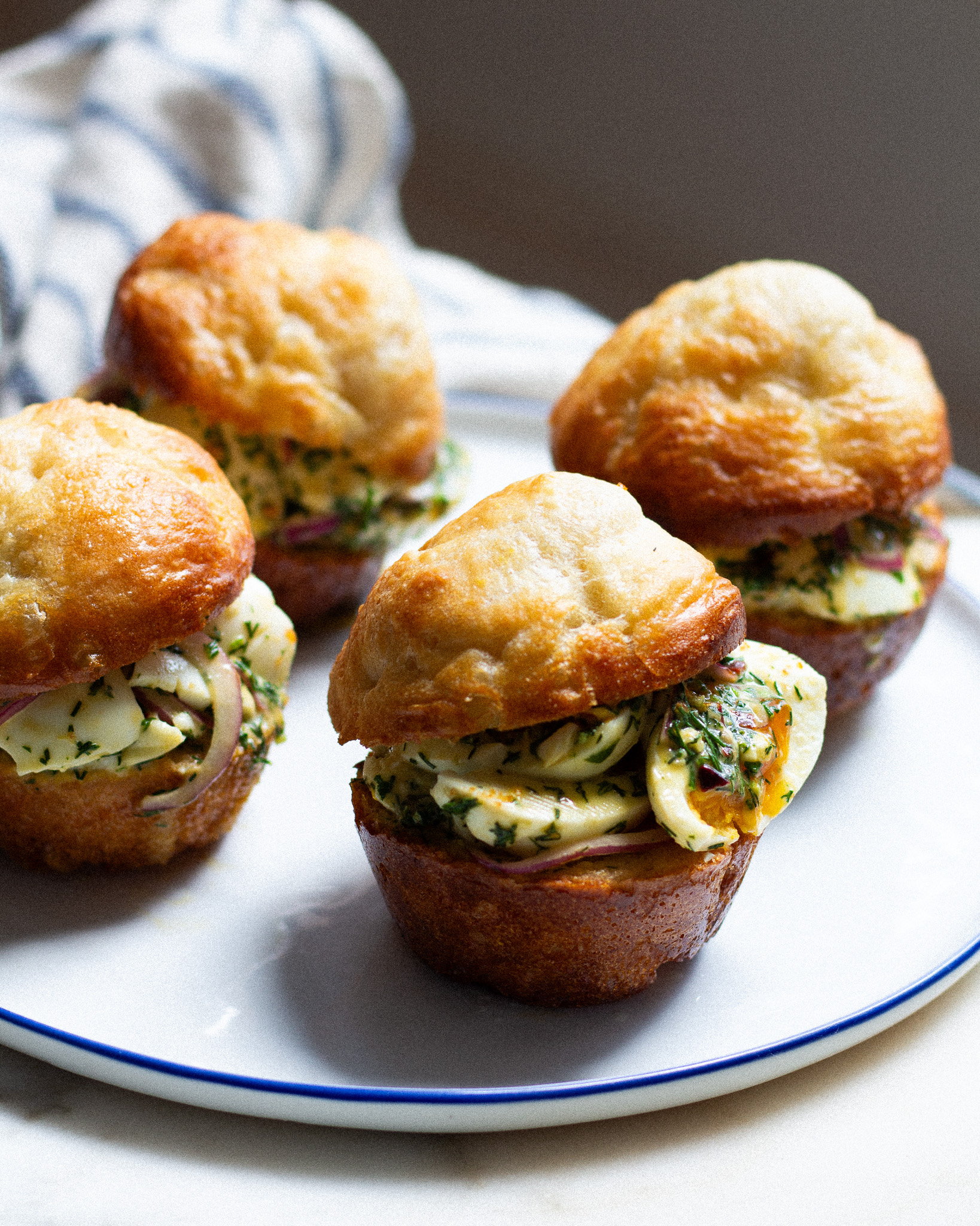 Greeny Tahini Egg Salad