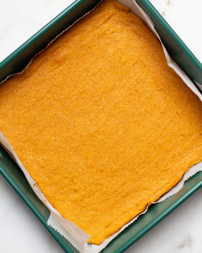 Baked pumpkin bars