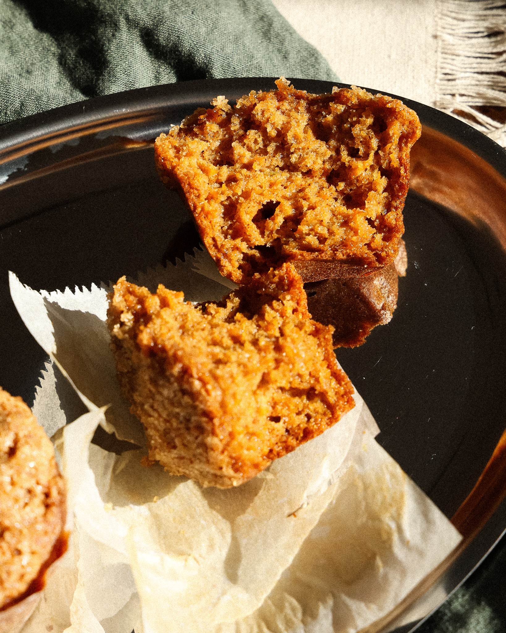 Vegan Carrot Muffins for Two