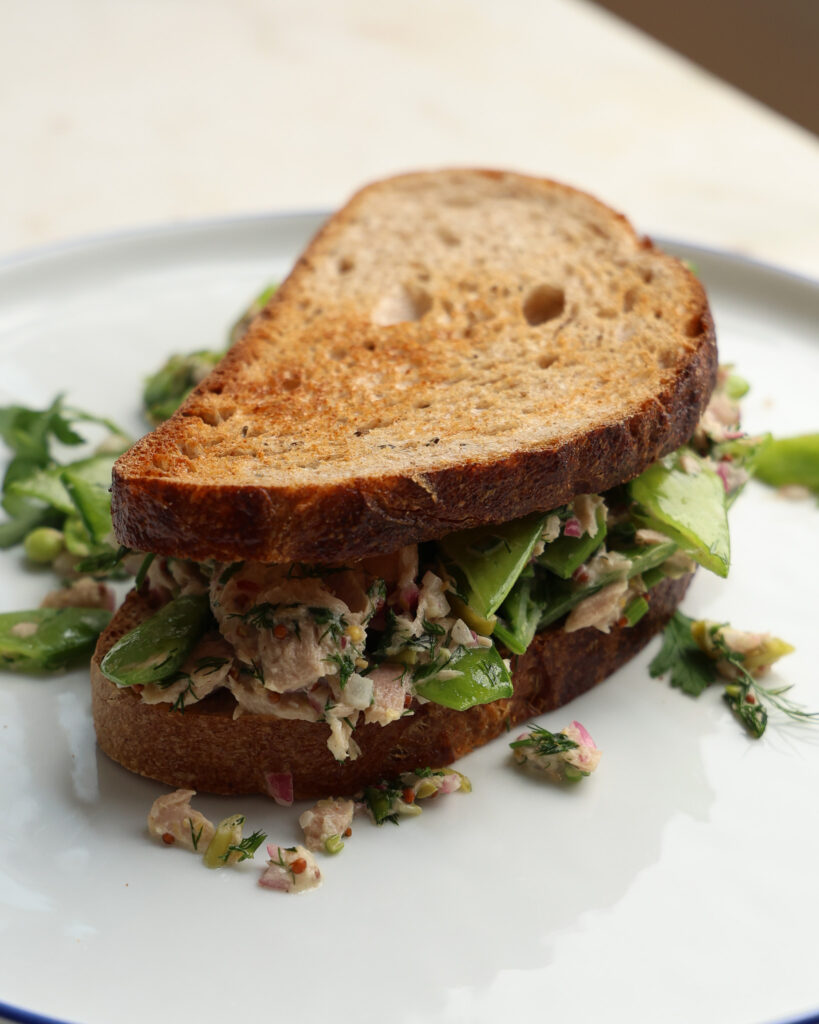 Snow Pea Tuna Salad
