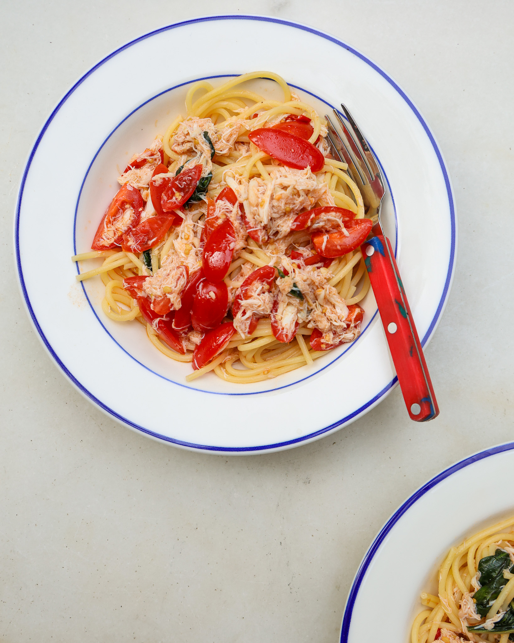 Chili Crab Spaghetti