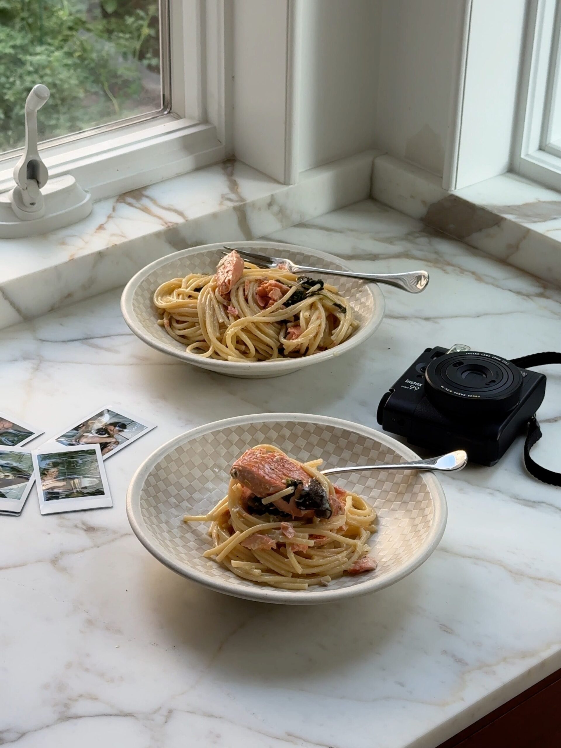 Simple, Creamy Salmon Pasta