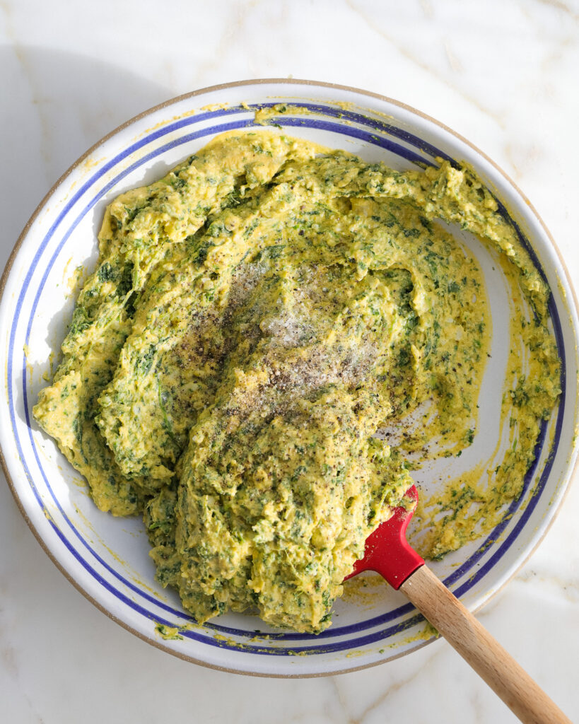 An image of what the gnudi dough should look like