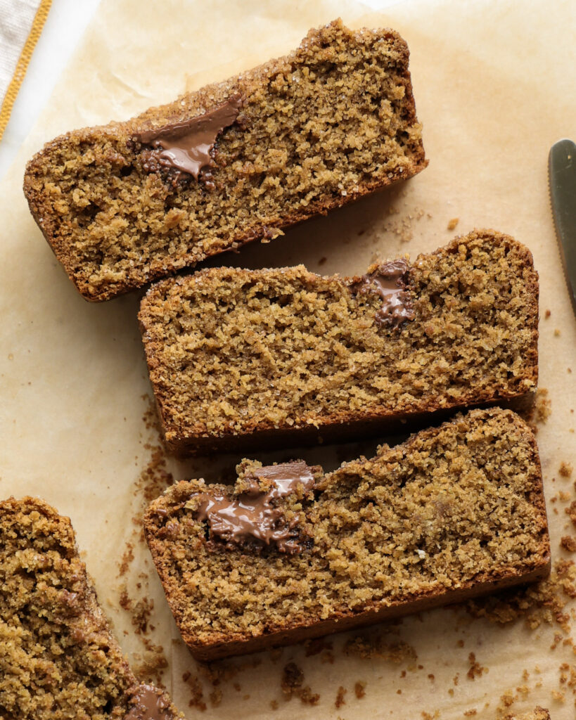 Sliced chocolate churro bars