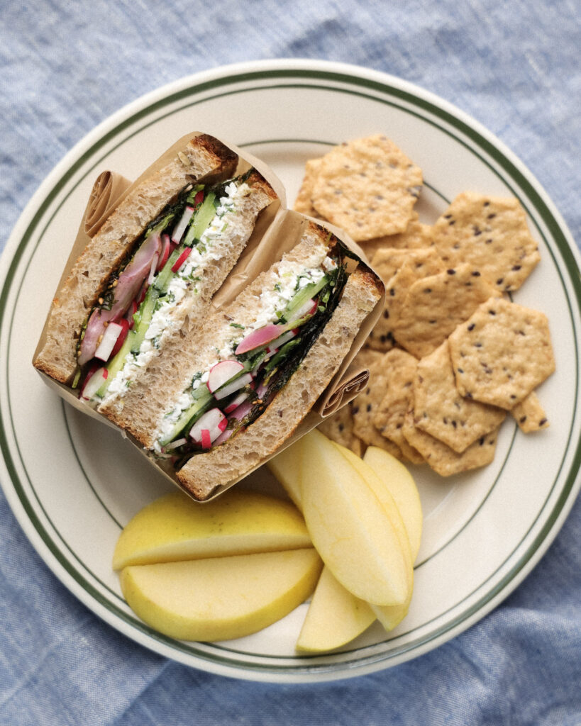 Breakfast Radish Sandwich