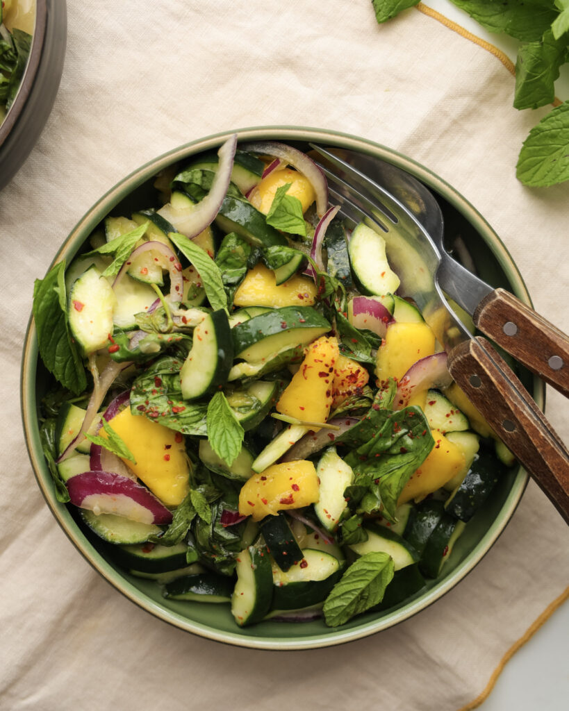 Cucumber and Mango Salad